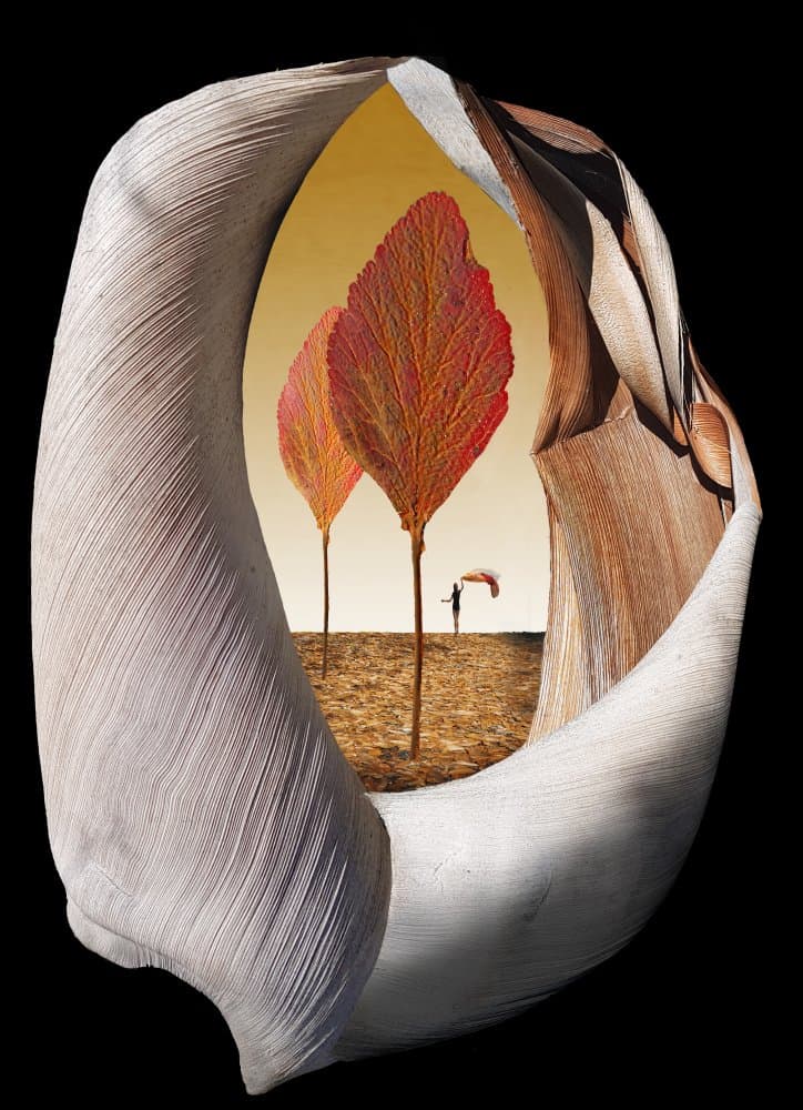 Golden Dream Landscape by Peter Hammer — canvas wall art