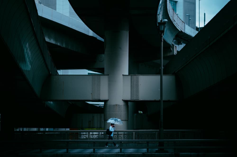 Moody Urban Journey by Yuzo Fujii — canvas wall art