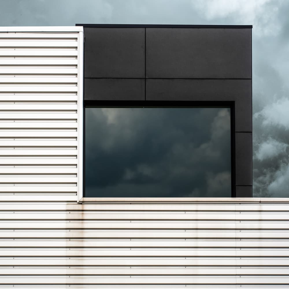 Cloud Reflection Modern Architecture by Luc Vangindertael (laGrange) — canvas wall art