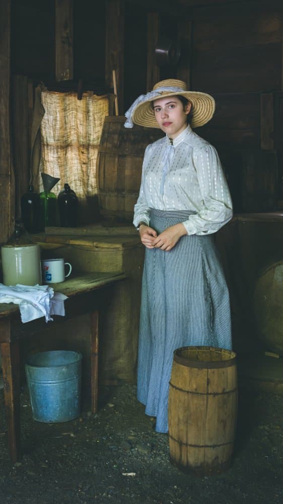 Rural Woman In Straw Hat by Miroslaw Prybinski — canvas wall art