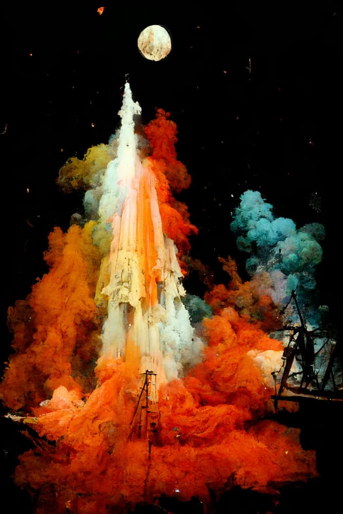 The Launch by Treechild — canvas wall art