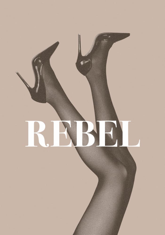 Rebel Fashion Heels by Pictufy Studio III — canvas wall art