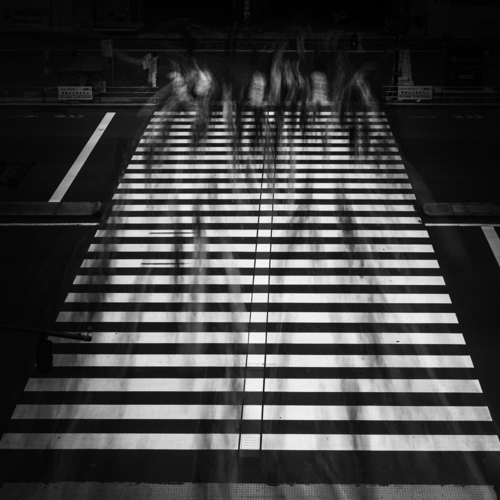 Zebra Crossing Movement by Swen MUN — canvas wall art