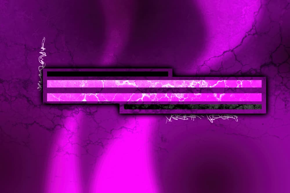 Electric Magenta Bars by Rafal Kulik — canvas wall art