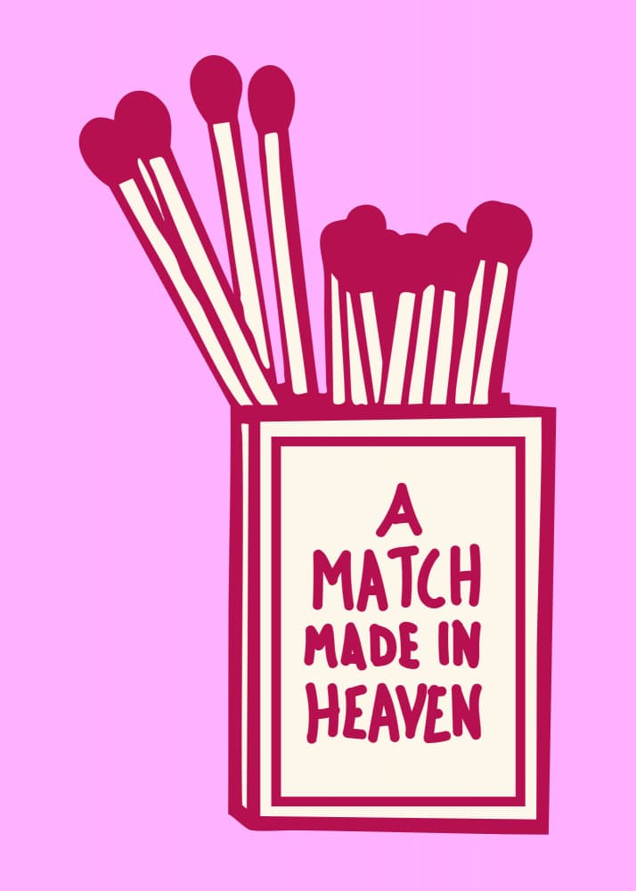 Perfect Matchbox Love by Andreas Magnusson — canvas wall art