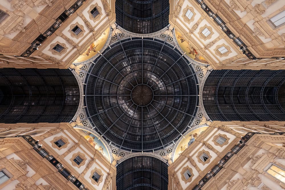 Grand Architectural Dome by Marco Tagliarino — canvas wall art