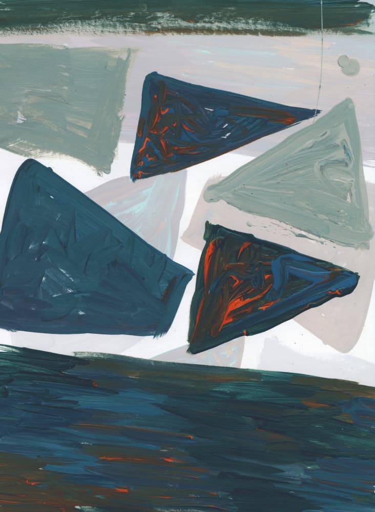 Dynamic Abstract Geometry by Edward Selkirk — canvas wall art