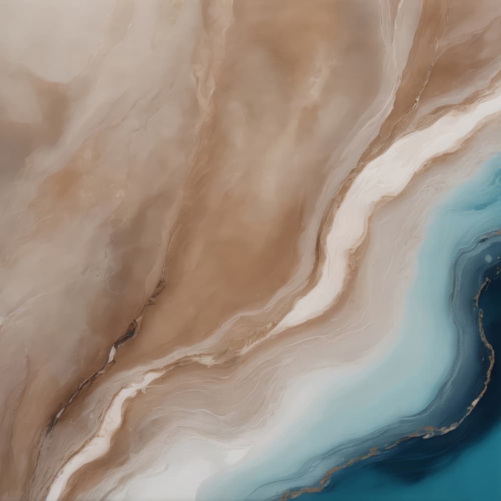 Azure Coastline Flow by Alpenglow Workshop — canvas wall art