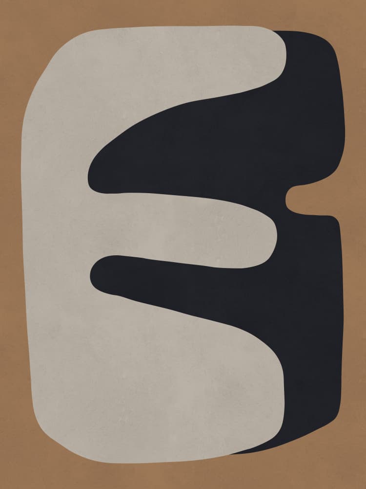 Fluid Abstract Forms by Vitor Costa — canvas wall art