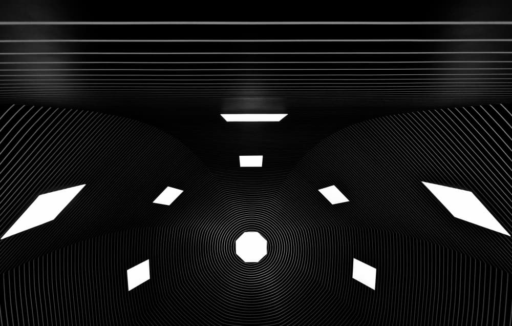 Abstract Geometric Tunnel by Greetje van Son — canvas wall art