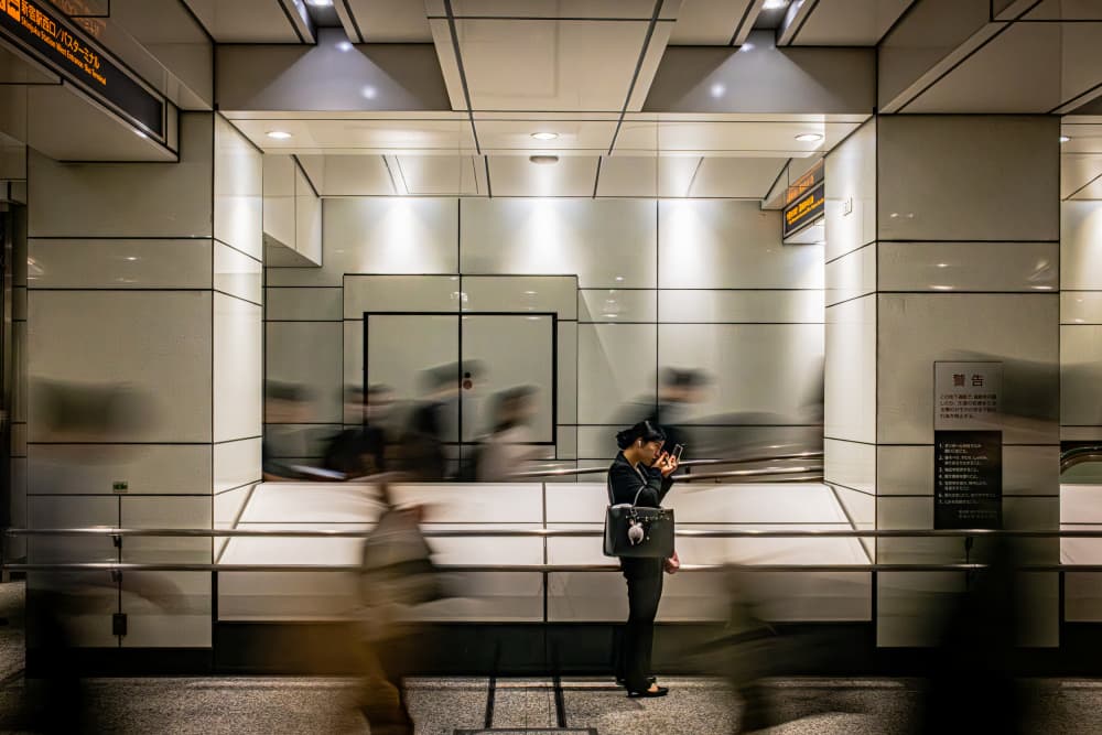 Urban Station Moment by Yohei Kawashima — canvas wall art