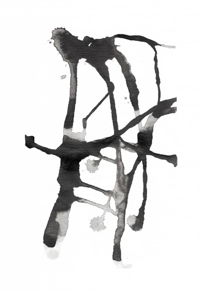 Flowing Ink Abstract by Jemma Morris — canvas wall art