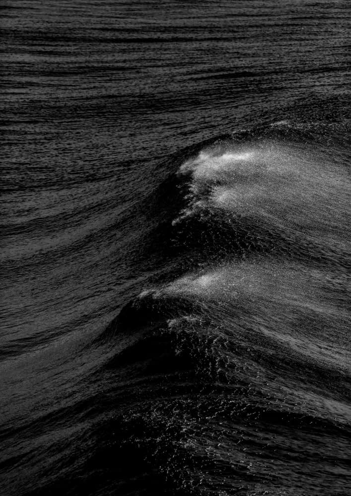 Night Wave Cascade by Shot by Clint — canvas wall art