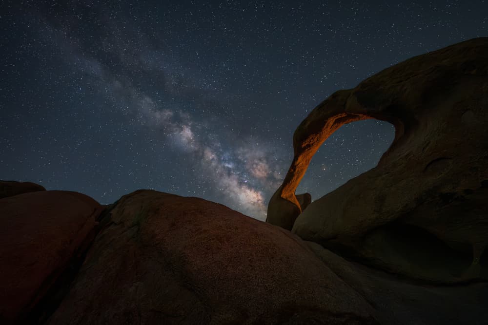 Milky Way Arch Night by Ryan Li — canvas wall art