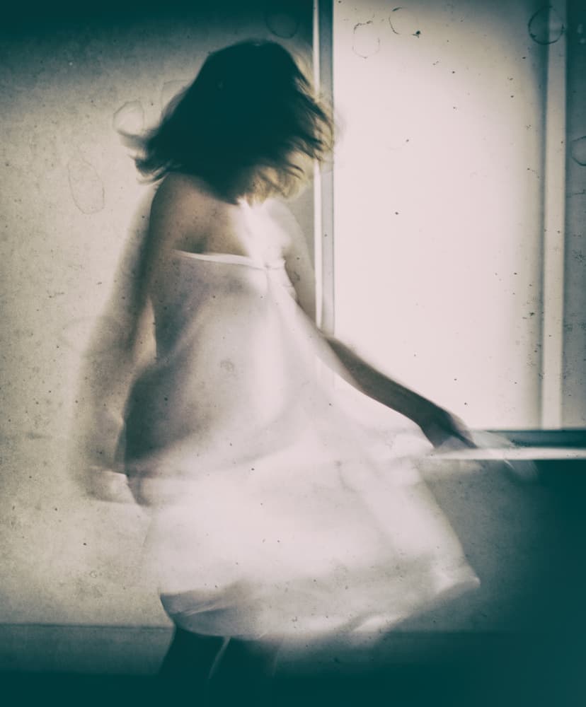 Woman In Soft Motion by Charlaine Gerber — canvas wall art