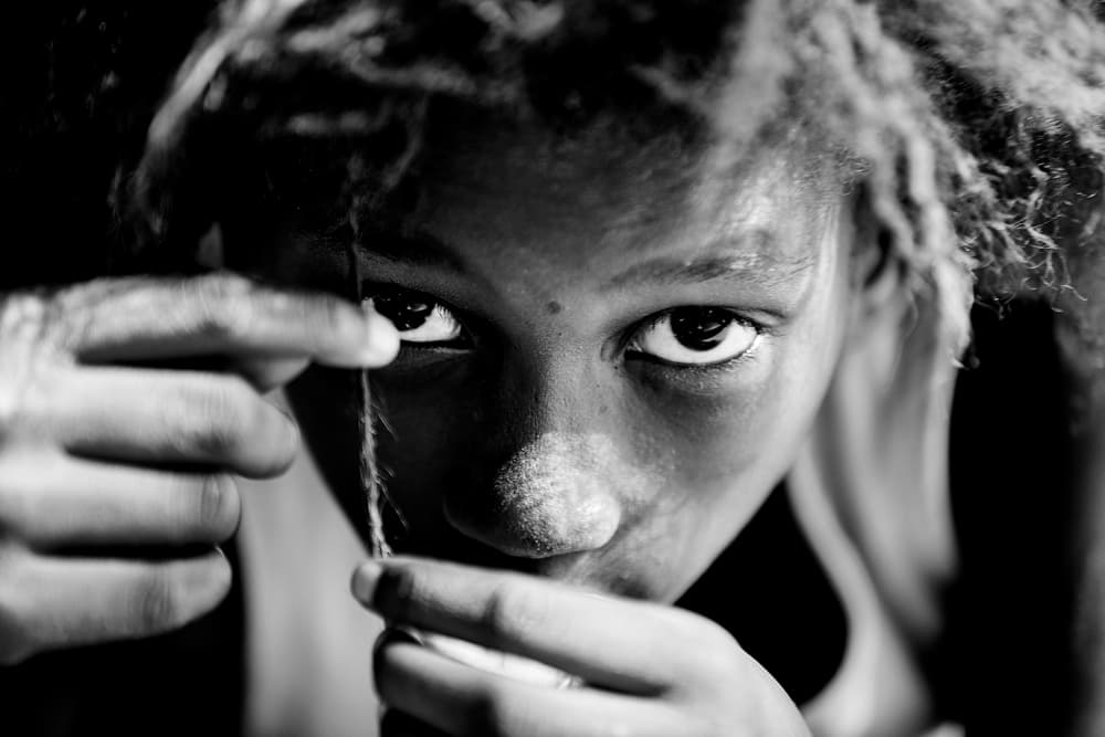 Intense Gaze Dreadlocks by Luís Godinho — canvas wall art