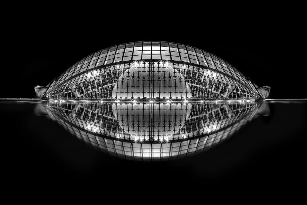 Modern Architecture Reflection by Michael Eßig — canvas wall art