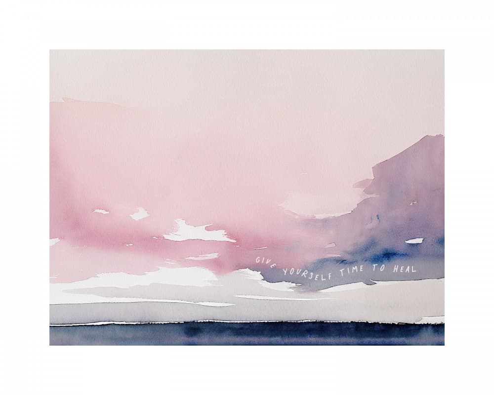 Serene Healing Sky by KsanaKalpa — canvas wall art