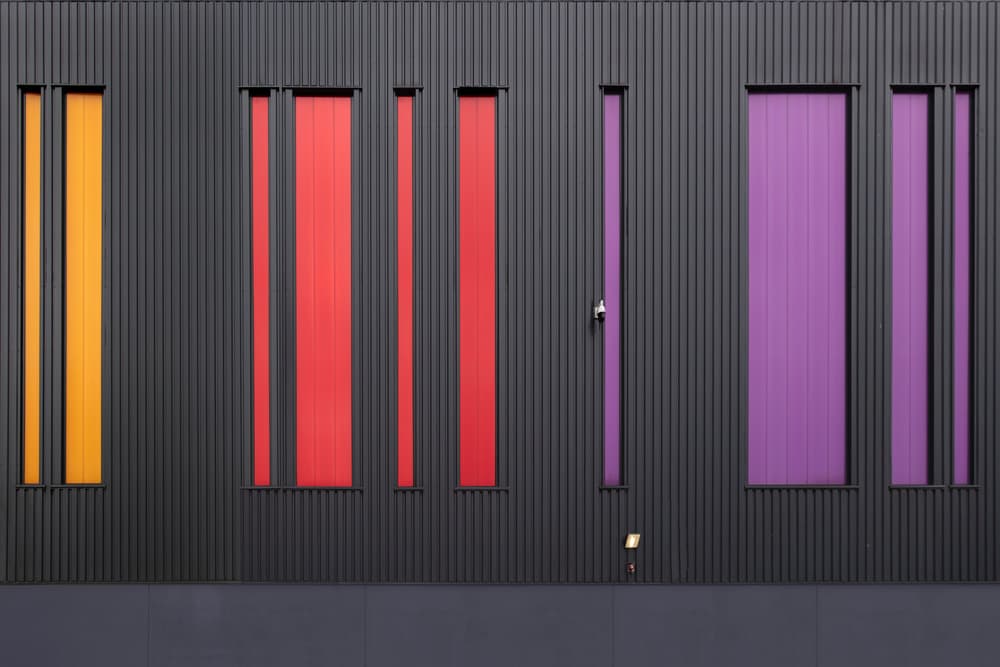 Vibrant Architectural Lines by Theo Luycx — canvas wall art