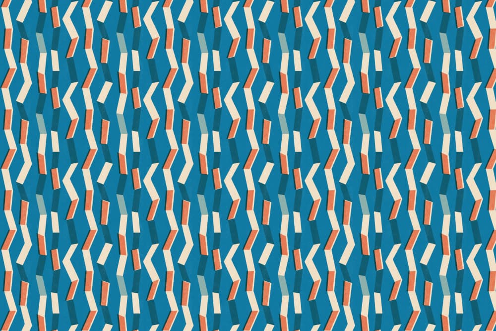 Cyanopatternno11 by Treechild — canvas wall art