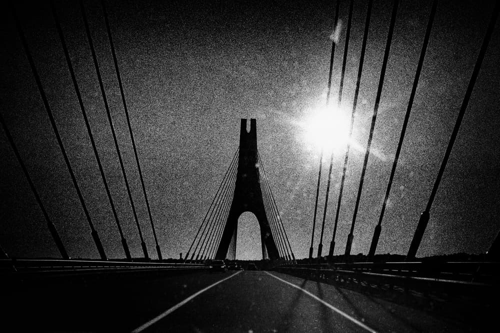 Modern Bridge Journey by Paulo Abrantes — canvas wall art