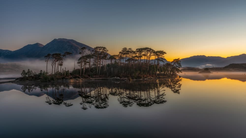 Misty Island Dawn by Peter Bijsterveld — canvas wall art