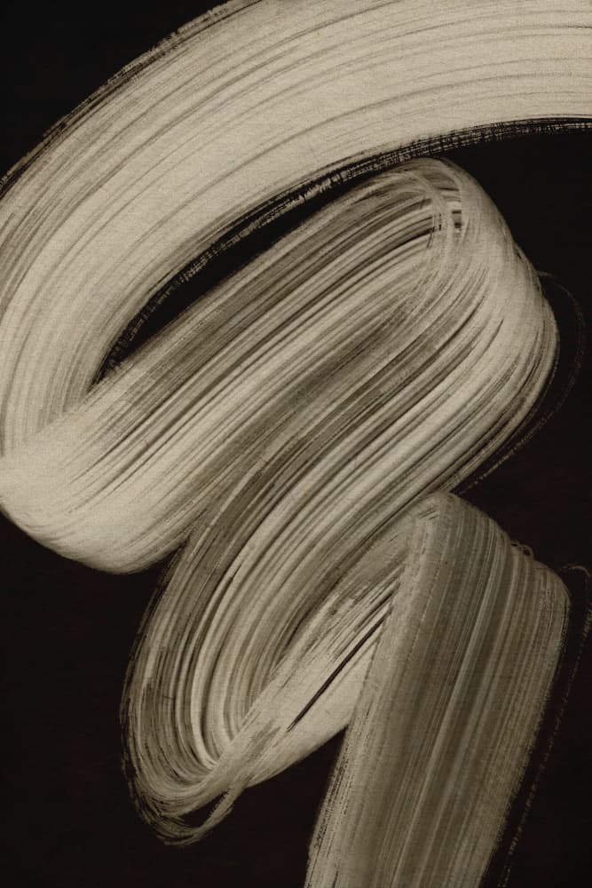 Brushstroke Whirl by Treechild — canvas wall art