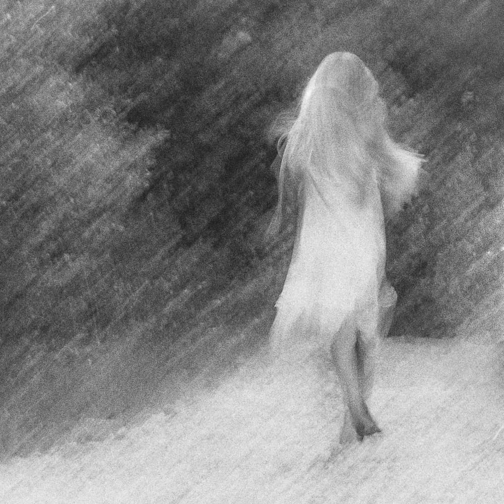 Ethereal Woman Walking by Gloria Salgado Gispert — canvas wall art