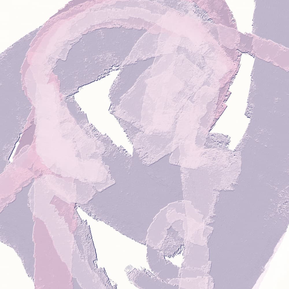 Gentle Purple Pink Abstract by Josie George — canvas wall art