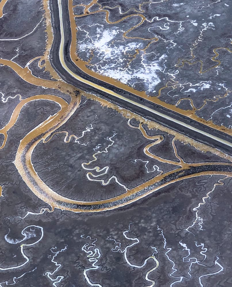 Aerial Earth Patterns by Rob Darby — canvas wall art
