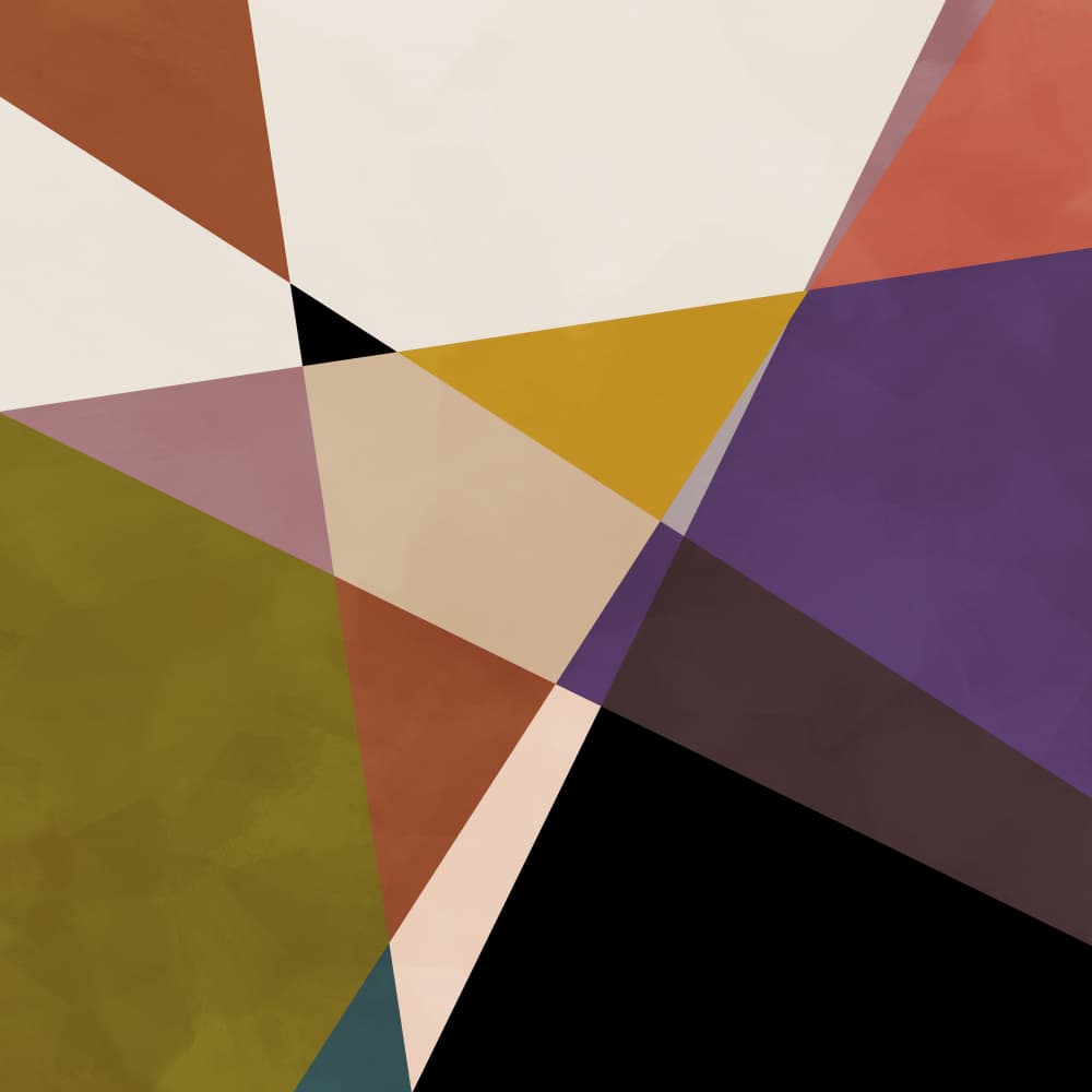Mid Circles Terracotta Blck3 by Ana Rut Bre — canvas wall art