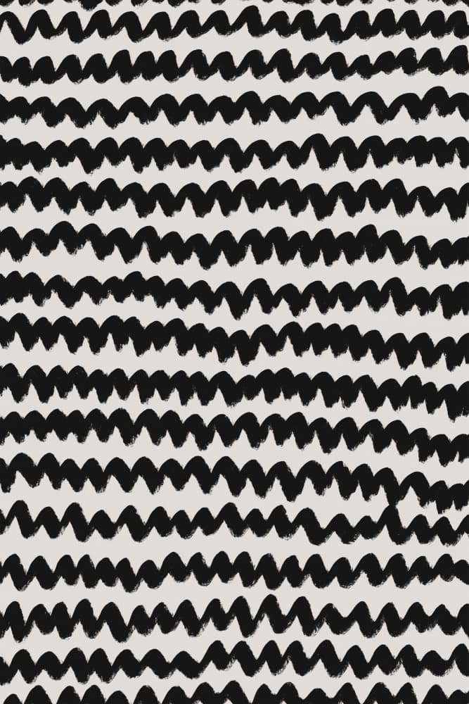 Zigzag Rhythm by Treechild — canvas wall art