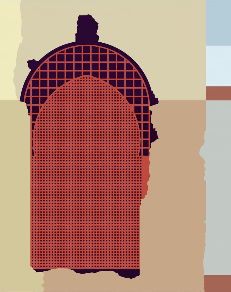 Architectural Arch Study by Rafa Mateo — canvas wall art