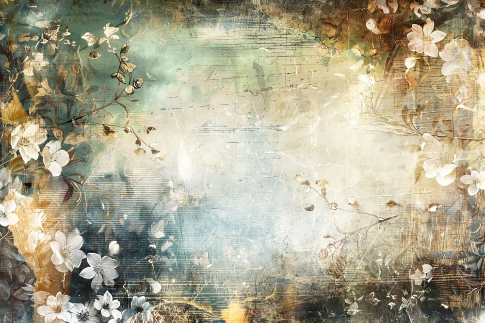 Faded Garden Blossoms by Rafal Kulik — canvas wall art