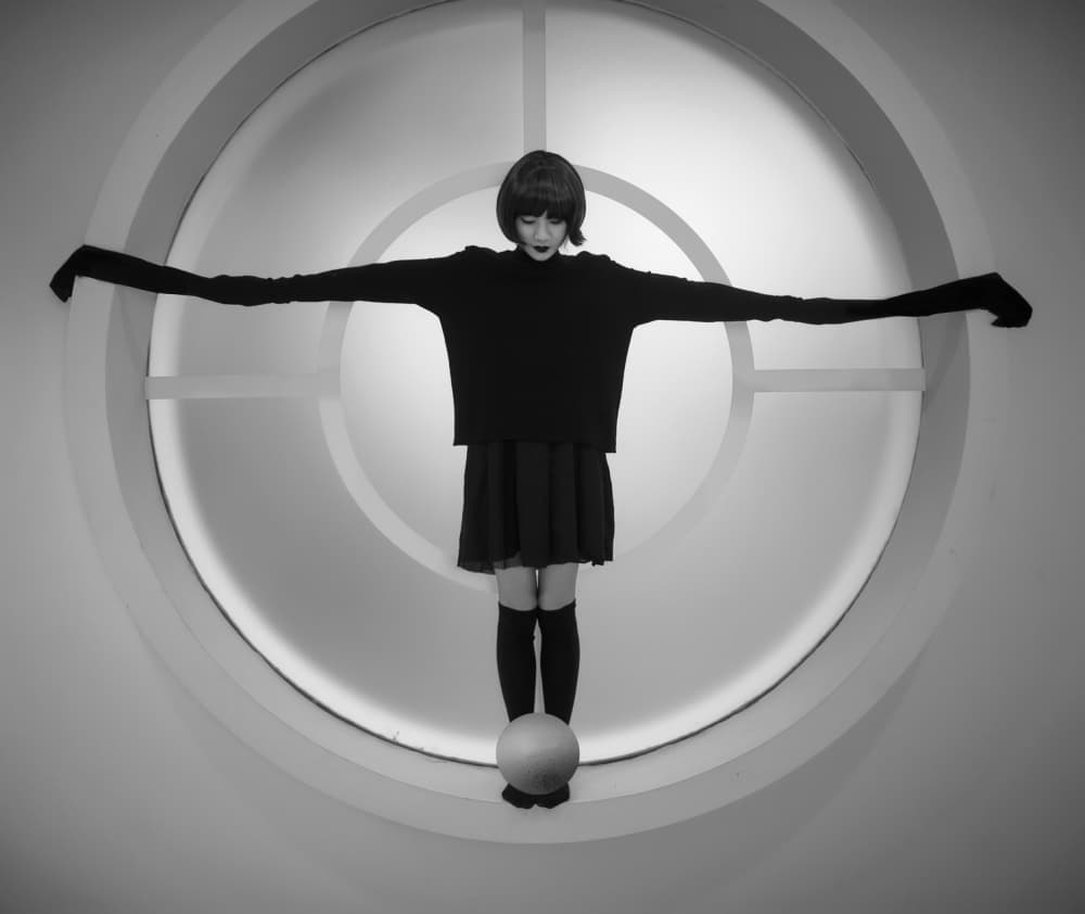 The Vitruvian Girl by hardibudi — canvas wall art