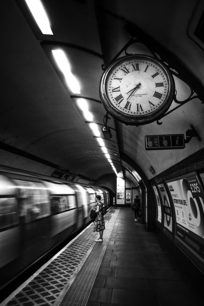 Underground Time and Motion by Selaru Ovidiu — canvas wall art