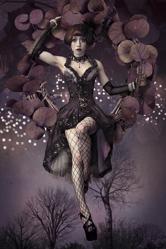 Dark Fantasy Enchantress by Kiyo Murakami — canvas wall art
