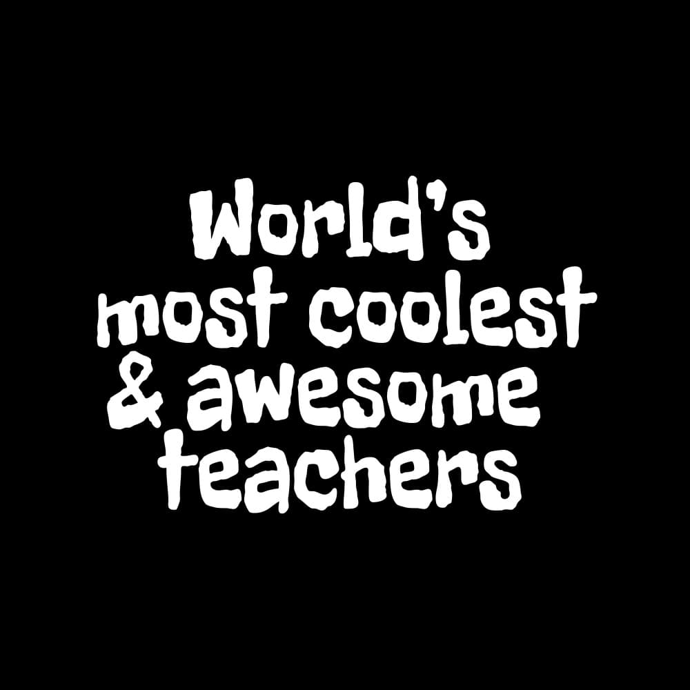 World's Coolest Teachers by Happie Eagle — canvas wall art