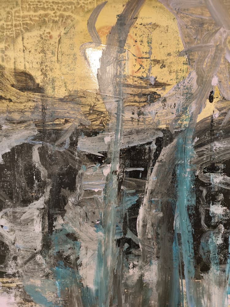Abstract Urban Flow by Joackim Schou Dahle — canvas wall art