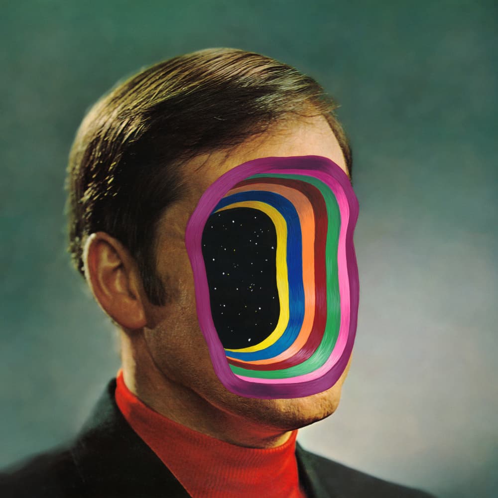 Man's Cosmic Face by Famous When Dead — canvas wall art