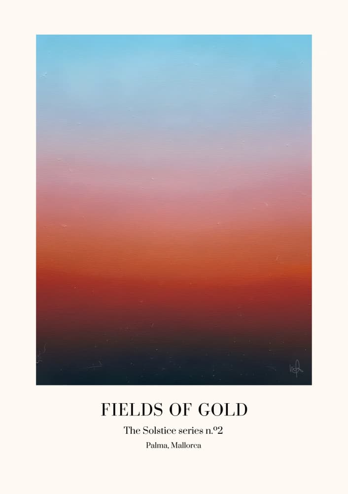 Golden Hour Horizon by Merel Takken — canvas wall art