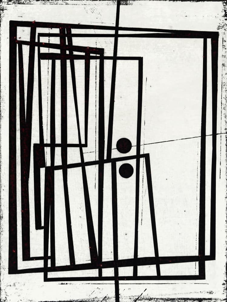 Geometric Abstraction by Petr Strnad — canvas wall art