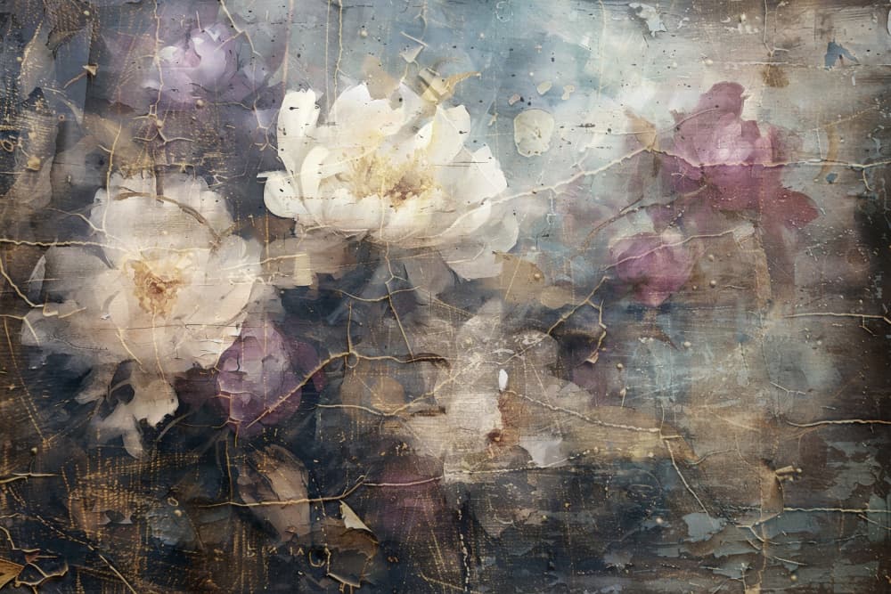 Antique Floral Painting by Rafal Kulik — canvas wall art