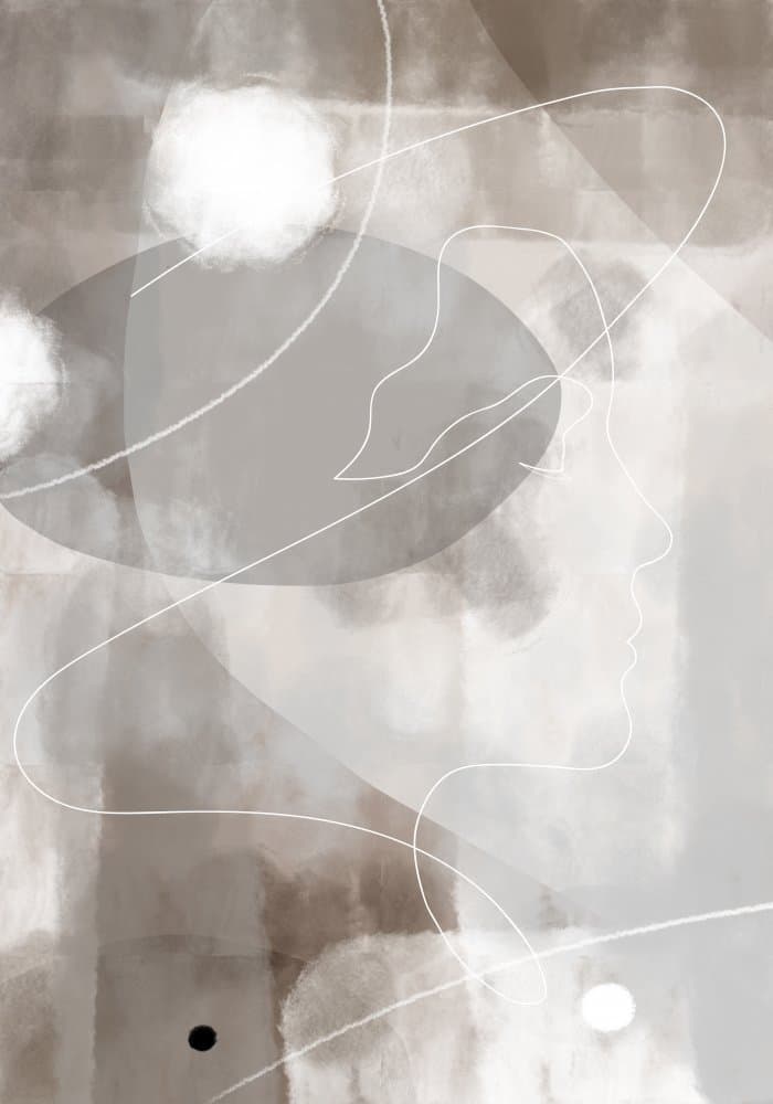Soft Neutral Profile by Pictufy Studio II — canvas wall art
