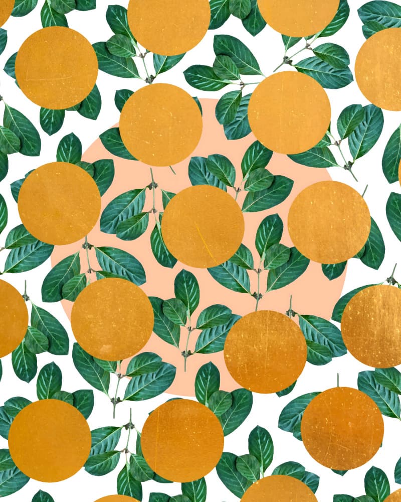 Golden Leaves Pattern