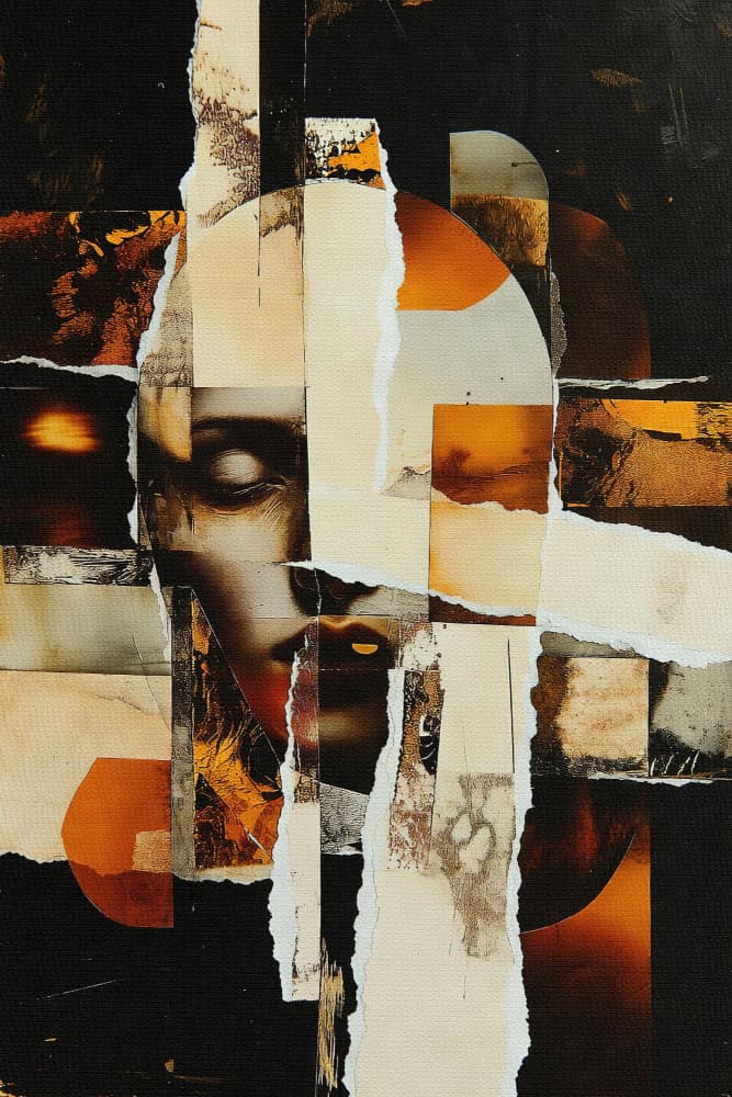 Fragments of a Gaze by Miguel Bruzual — canvas wall art