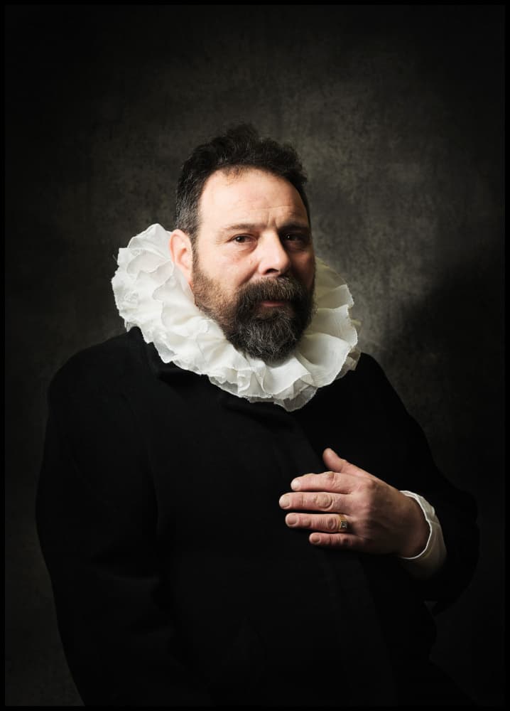 Renaissance Man Portrait by Aglioni Simone — canvas wall art