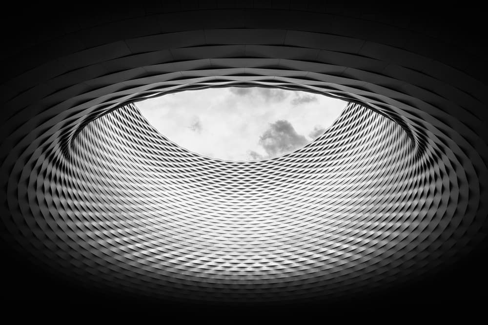 Spiral Geometric Sky by Alessio Forlano — canvas wall art