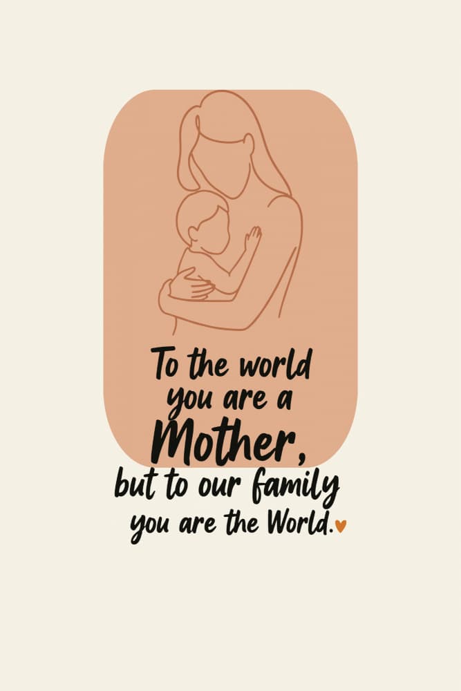 Mother Our World by casa cartissi — canvas wall art
