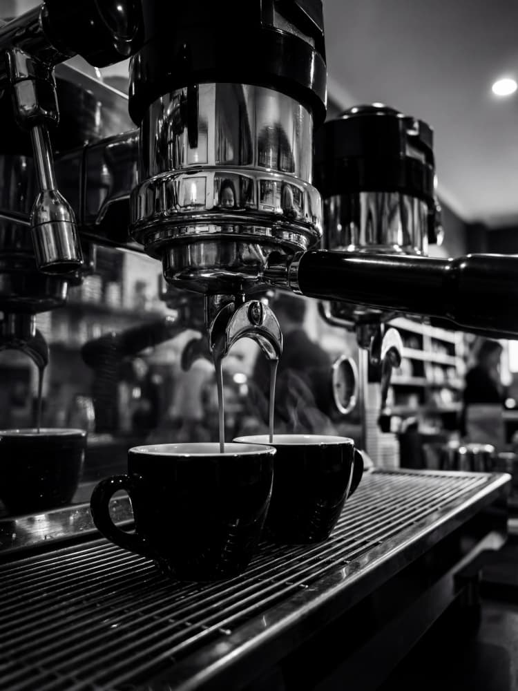Double Espresso Pour by Andreas Magnusson — canvas wall art